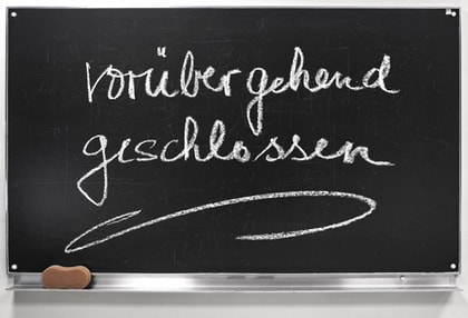 Tafel vorübergehend geschlossen
